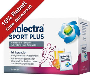 Biolectra Sport Plus Trinkgranulat Pulver – Bild 1 von 1