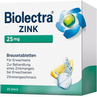 Produktbild von Biolectra Zink Brausetabletten für Erwachsene