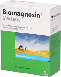 Biomagnesin Madaus Lutschtabletten zuckerfrei ohne Zusatzstoffe 100 Stück – Bild 1 von 1