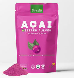 Biomatea Acai Beeren Pulver 100g Vegan und Glutenfrei – Bild 1 von 5