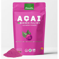 Produktbild von Biomatea Acai Beeren Pulver 100g Vegan und Glutenfrei