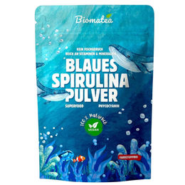 Biomatea Blue Spirulina Pulver 30g Vegan Ohne Zusatzstoffe – Bild 1 von 9