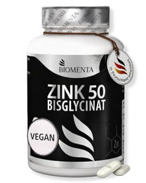 BIOMENTA Zinkbisglycinat hochdosierte Tabletten vegan ohne Zusatzstoffe 365 Stück – Bild 1 von 6