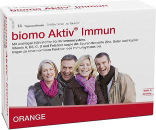 biomo Aktiv Immun Kombi-Set aus Trinkflasche und Tabletten für 14 Tage – Bild 1 von 1