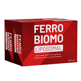 Biomo Ferro Liposomal Kapseln vegan glutenfrei laktosefrei 100 Stück – Bild 1 von 1