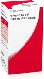biomo® Omega-3 1000 mg Weichkapseln laktosefrei und glutenfrei – Bild 1 von 1
