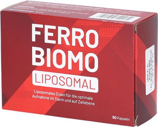 Biomo Pharma Ferro Biomo Liposomal Eisen Kapseln für Frauen, Männer sowie Schwangere und Stillende – Bild 1 von 3