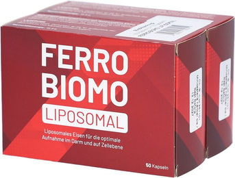 Biomo Pharma Ferro Biomo Liposomal Eisen Kapseln für Frauen, Männer und Schwangere & Stillende – Bild 1 von 2