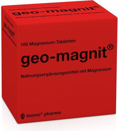 biomo pharma geo-magnit Tabletten Citrat glutenfrei und laktosefrei für Sportler 100 Stück – Bild 1 von 1