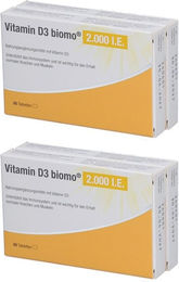 biomo pharma Vitamin D3 2000 I.E. Kapseln laktosefrei und glutenfrei 120 Stück – Bild 1 von 1