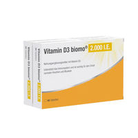 Produktbild von biomo Vitamin D3 2.000 I.E. Tabletten 120 Stück