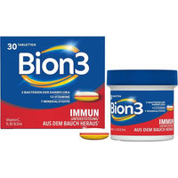 Produktbild von Bion3 Immun Tabletten mit Vitamin C, D und Zink für Erwachsene, 30 Stück