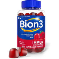 Produktbild von Bion3 Immun Weichgummis für Erwachsene vegetarisch ohne Gelatine und Zusatzstoffe 60 Stück