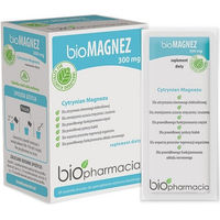Produktbild von Biopharmacia bioMagnesium Citrat Pulver 300 mg 30 Beutel für Erwachsene Kinder und Sportler