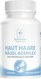 Biophora Haut Haare Nägel Komplex Hochdosiert mit 10.000 µg Biotin Kapseln – Bild 1 von 1