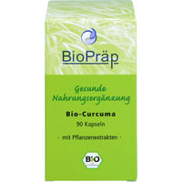 Produktbild von BioPräp Curcuma Kapseln mit gemahlener Wurzel vegan 90 Stück