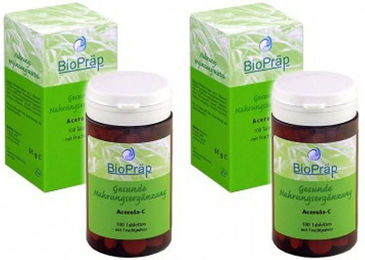 BioPräp Acerola C Lutschtabletten mit natürlichem Acerola und Hagebutte – Bild 1 von 1