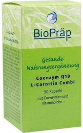 BioPräp Coenzym Q10 Ubiquinon und L-Carnitin Kapseln 90 Stück – Bild 1 von 3
