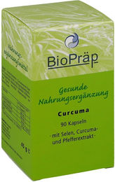 BioPräp Curcuma Extrakt standardisiert Kapseln 90 Stück – Bild 1 von 3