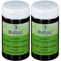 Produktbild von BioPräp OPC B12 Traubenextrakt Kapseln
