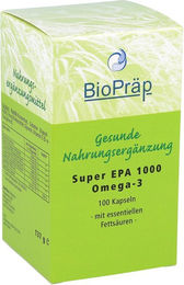 BioPräp Super EPA 1000 Omega-3 Kapseln 100 Stück – Bild 1 von 3