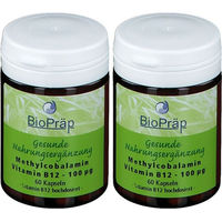 Produktbild von BioPräp Vitamin B12 Methylcobalamin 100 µg Kapseln 60 Stück