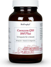 BioProphyl Coenzym Q10 100 Plus Ubiquinon Kapseln vegan ohne Zusatzstoffe 120 Stück – Bild 1 von 1