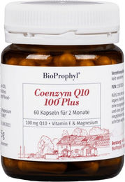 BioProphyl Coenzym Q10 100 Plus Ubiquinon Kapseln vegan ohne Zusatzstoffe 60 Stück – Bild 1 von 1