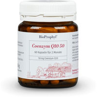 Produktbild von BioProphyl Coenzym Q10 50 mit Ubiquinon vegan Kapseln ohne Zusatzstoffe