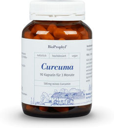 BioProphyl Curcuma Extrakt Kapseln vegan ohne Zusatzstoffe – Bild 1 von 1