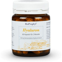 Produktbild von BioProphyl Hyaluronsäure Kapseln mit 250 mg Hyaluronsäure, Kupfer und Vitamin C, vegan, 60 Kapseln