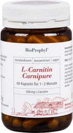 BioProphyl L-Carnitin Carnipure Kapseln vegan vegetarisch 60 Stück – Bild 1 von 1