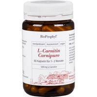 Produktbild von BioProphyl L-Carnitin Carnipure Kapseln vegan vegetarisch 60 Stück