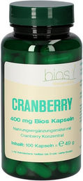 Bios Medical Services Cranberry 400 mg Kapseln Bio glutenfrei laktosefrei ohne Zusatzstoffe 100 Stück – Bild 1 von 1