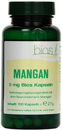 Bios Medical Services Mangan Bio Kapseln 5 mg 100 Stück – Bild 1 von 2