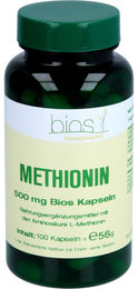 Bios Medical Services Methionin 500 mg Kapseln, 100 Stück – Bild 1 von 1