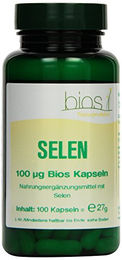 Bios Naturprodukte Selen Kapseln mit Natriumselenit 100 µg glutenfrei und laktosefrei 100 Kapseln – Bild 1 von 2