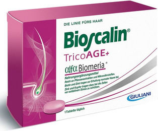 Bioscalin Trico Age+ Tabletten mit Zink, Biotin und Selen für Frauen, vegan, glutenfrei und laktosefrei, 30 Stück – Bild 1 von 2