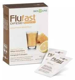BIOSLINE APIX PROPOLI FLUFAST DIFESE+ Brausetabletten mit Propolis für Erwachsene und Kinder, gluten- und laktosefrei, 20 Stück – Bild 1 von 1