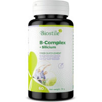 Produktbild von Biostile B-Complex + Silicium Vitamin B-Komplex mit Kieselerde Kapseln 60 Stück