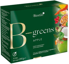 Biostile B-Greens Superfood-Mischung Pulver mit Postbiotika, Spirulina und Chlorella ohne Zusatzstoffe – Bild 1 von 1