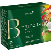Produktbild von Biostile B-Greens Superfood-Mischung Pulver mit Postbiotika, Spirulina und Chlorella ohne Zusatzstoffe