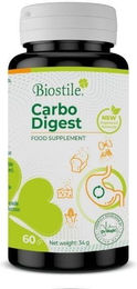 Biostile Carbo Digest Multi-Enzym-Komplex Kapseln mit Laktase und Zink 60 Kapseln – Bild 1 von 3