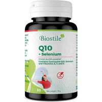 Produktbild von Biostile Coenzym Q10 Kapseln mit Ubiquinon und Selen