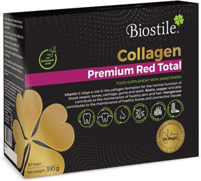 Biostile Collagen Premium Red Total Kollagenpulver mit Hyaluron und Shilajit – Bild 1 von 4