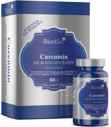 Biostile Curcumin BMT Mikroverkapseltes Curcumin mit Piperin Vegetarische Kapseln ohne Zusatzstoffe – Bild 1 von 4
