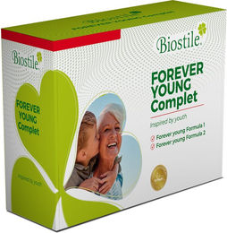 Biostile Forever Young Komplett 2-Formel Set Kapseln mit Ginseng, Magnesium und B-Vitaminen – Bild 1 von 2