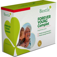 Produktbild von Biostile Forever Young Komplett 2-Formel Set Kapseln mit Ginseng, Magnesium und B-Vitaminen