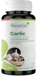 Biostile Garlic Kapseln – Geruchsfreier Knoblauchextrakt aus frischem Knoblauch 120 Kapseln – Bild 1 von 3