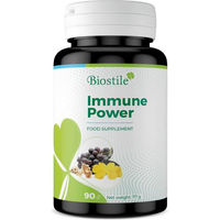 Produktbild von Biostile Immune Power Kapseln mit Gelée Royale, Nachtkerzenöl und Traubenkernöl ohne Zusatzstoffe 90 Stück